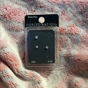 Pierced Nation Gold Nose Posts – 20G Surgical Steel ✨